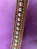 Used Red Studded Wither Strap