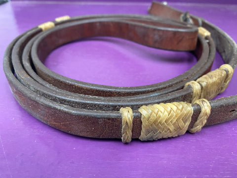 Used Leather Single Rein Rawhide