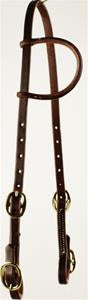 Oiled Single ear Buckle Headstall
