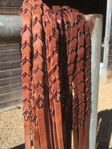 3/4” Laced Adjustable Rein