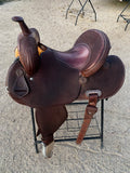 13.5” Python Burns Barrel Saddle Slightly Used