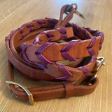 Handmade Leather Laced Reins